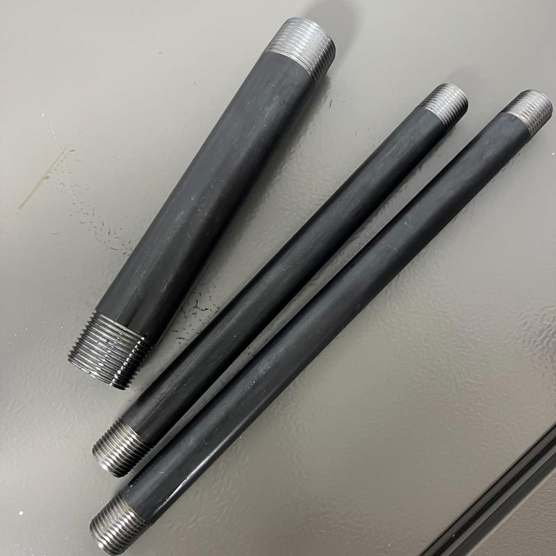 Long nipples, Black steel nipple, Pipe nipple, Pipe connector