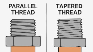 Parallel Thread vs. Tapered Thread