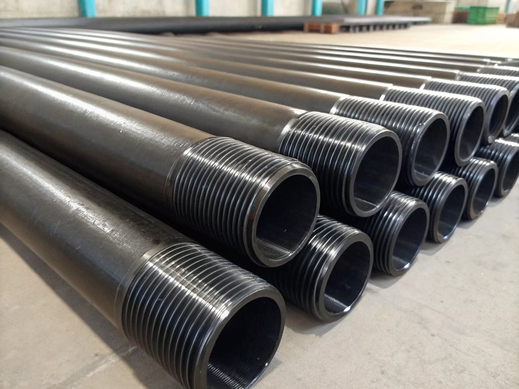 BSPT black carbon steel pipe nipples