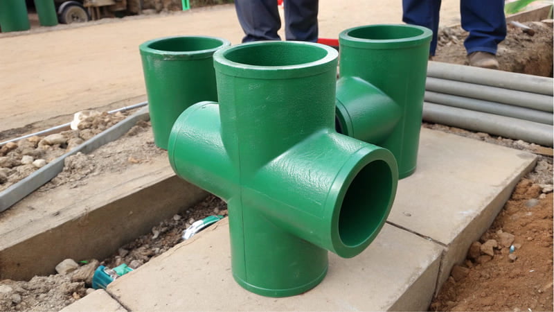 cross pipe fitting
