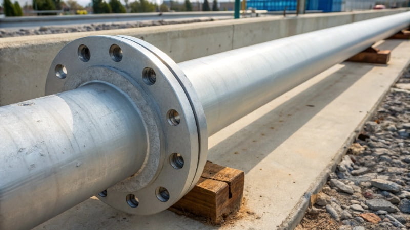 flanged pipe