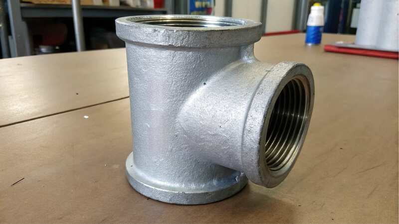 galvanized tee fittings