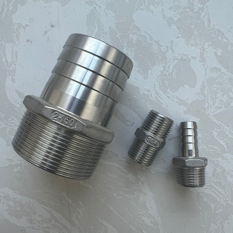 stainless steel hex nipple