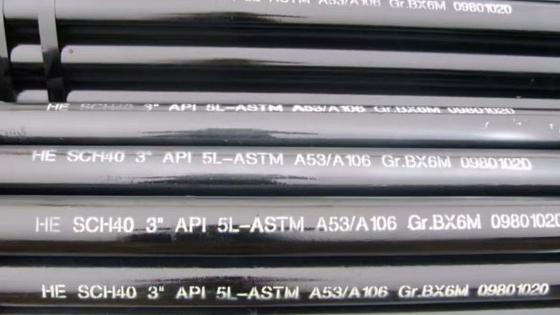 Black Carbon Steel ASTM A106 Seamless Pipe - Image 5