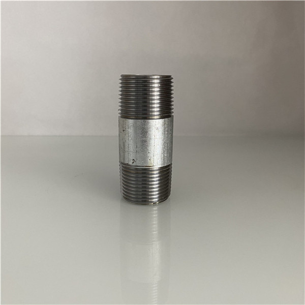 TBE threaded pipe, tbe pipe, galvanized nipple, galvanized steel nipple - Image 2