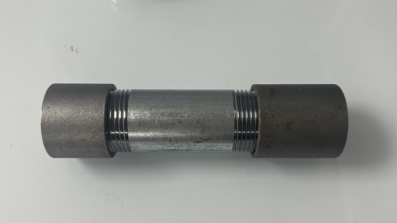 pipe coupling and nipple