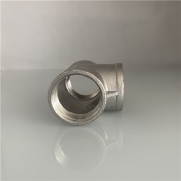 Stainless Steel Fittings Threaded Pipe Tee - Image 3