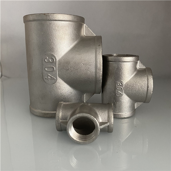 Stainless Steel Fittings Threaded Pipe Tee - Image 5