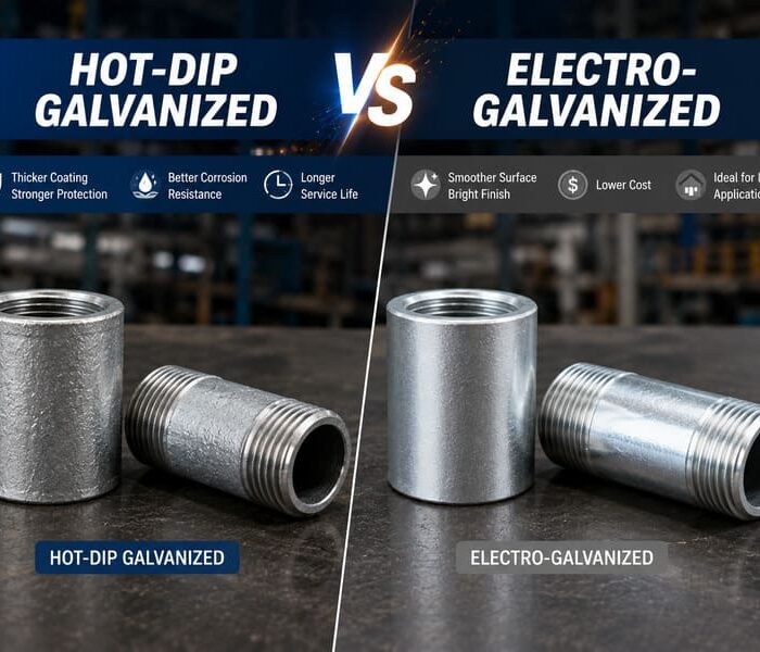 hot dip galvanized vs electro galvanized